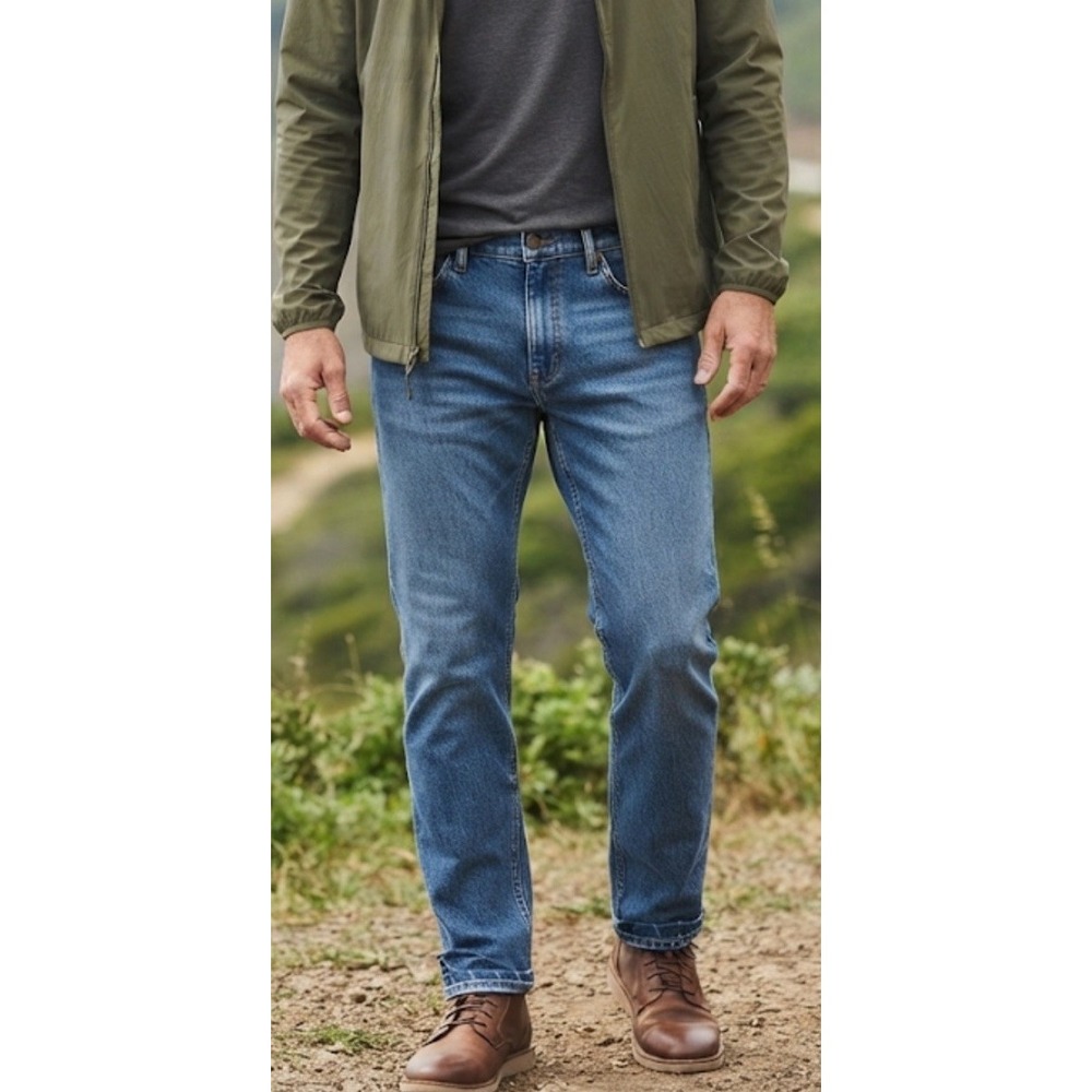 Vuori Vintage Jeans Classic Fit Mens 33x31 5 Pocket Denim Pants Blue V4036 EUC